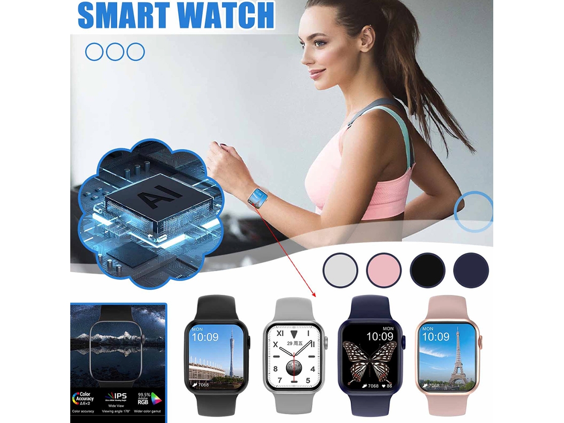 Reloj Inteligente Dt100 Plus Con Llamadas Bluetooth, Esfera Personalizada, Control Del Ritmo Cardíaco Durante El Sueño, Ip68, Reloj Deportivo Intelig