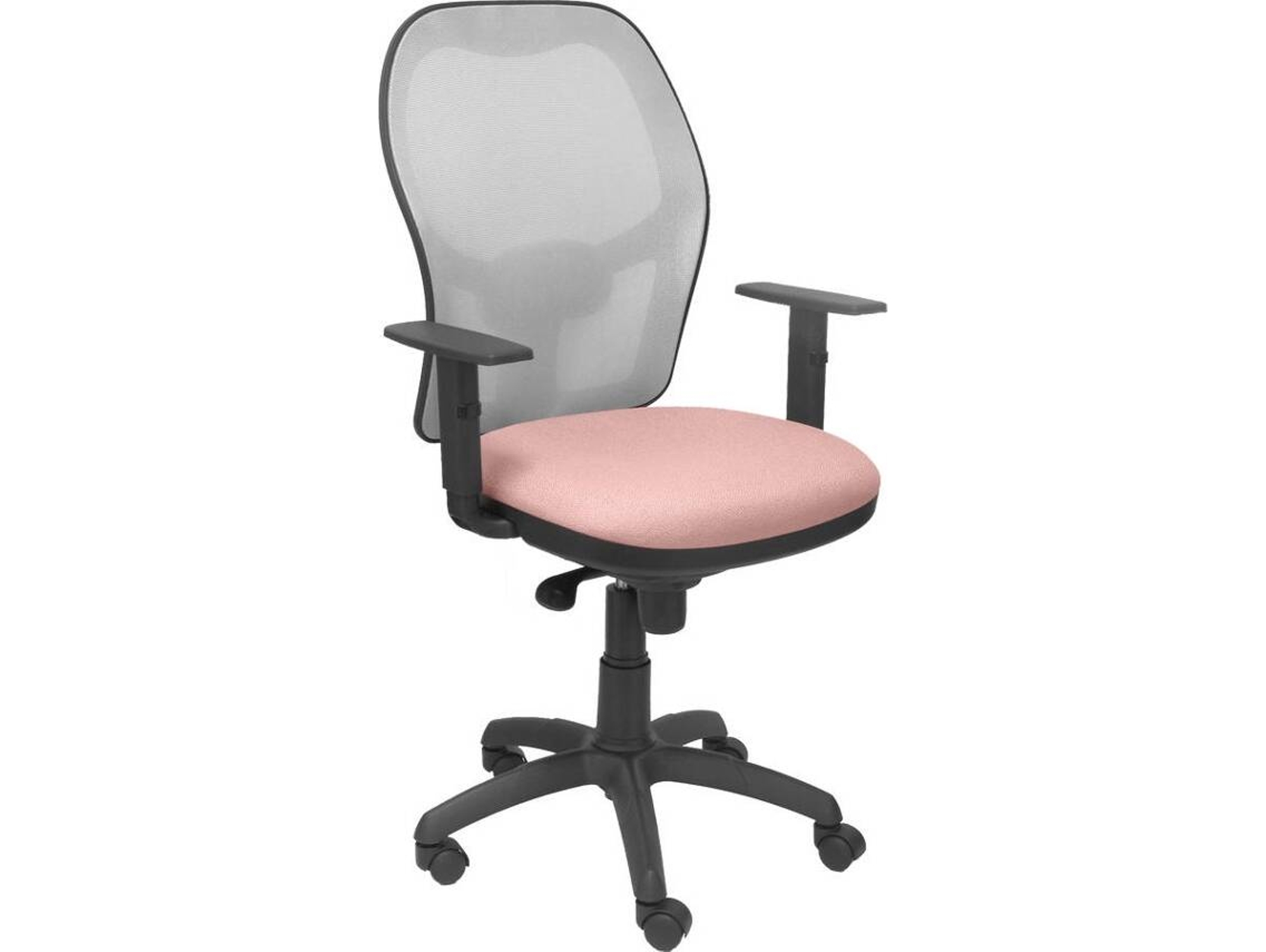 Silla de Escritorio Operativa PYC Jorquera Rosa GR (Brazos Ajustables - Malla)