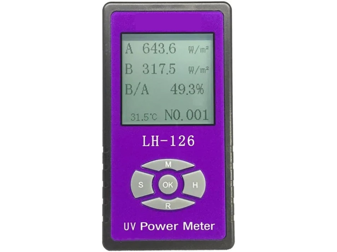 Medidor De Lux Digital, Detector De Potencia Uv Para Gafas Portátiles, Gafas De Tela,