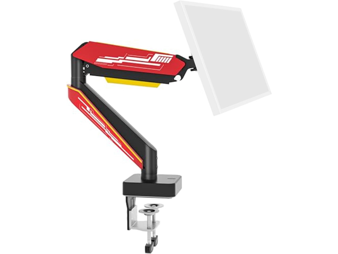 Soporte Articulado Para Pantallas De 17 A 38 Pulgadas, Abrazadera De Luz Integrada, Brazo De Observación Con Iluminación Led.