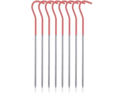 8 Estacas De Titanio Para Funda De Tienda De Campaña Plegable, 13 Cm, Resistente Al Viento.