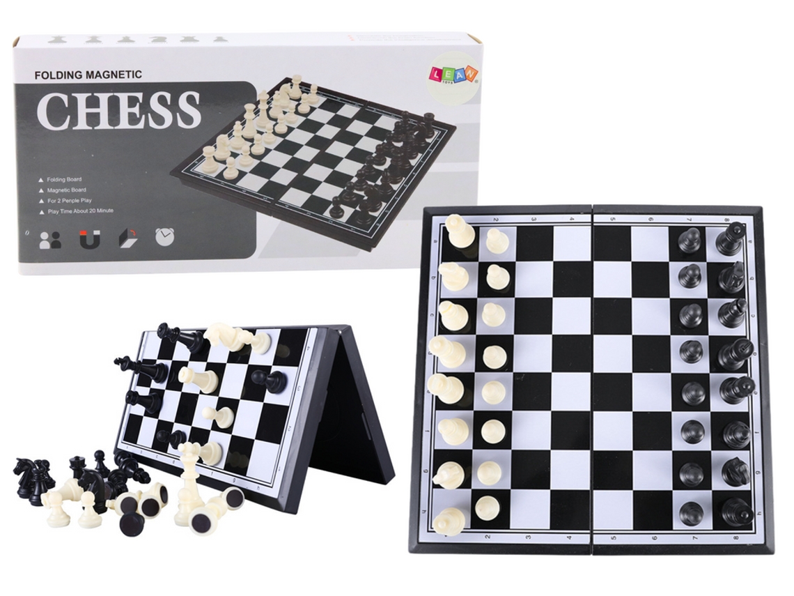 Juego de ajedrez clásico con pedestales magnéticos B.active