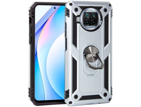 Funda Xiaomi Mi 10T Lite COOL Anillo Plateado