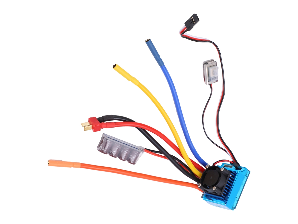 Controlador de velocidad ESC 120a sin escobillas para coches y barcos RC 1/8 y 1/10