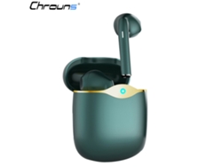 Chrons Horas Reproducción Carga YEMAESRE Auriculares Bluetooth Verdes