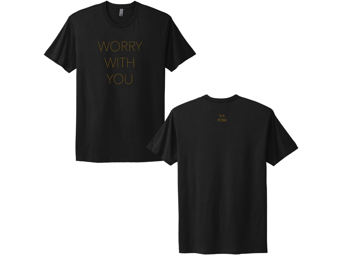 Sleater-kinney Worry With You T-shirt Rockinstone Unisex Adults Best Sellers Size:xl