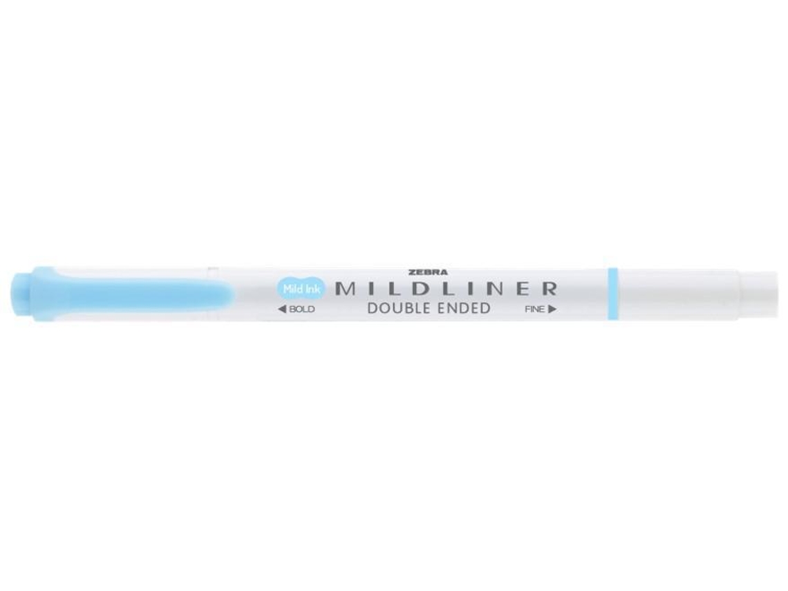 Marcador Fluorescente 2 Pontas Mildliner Azul
