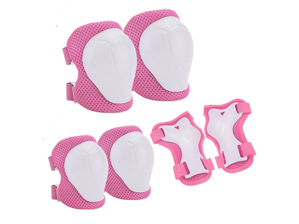 Kit de protección infantil 6 en 1, Talla: S, Rosa