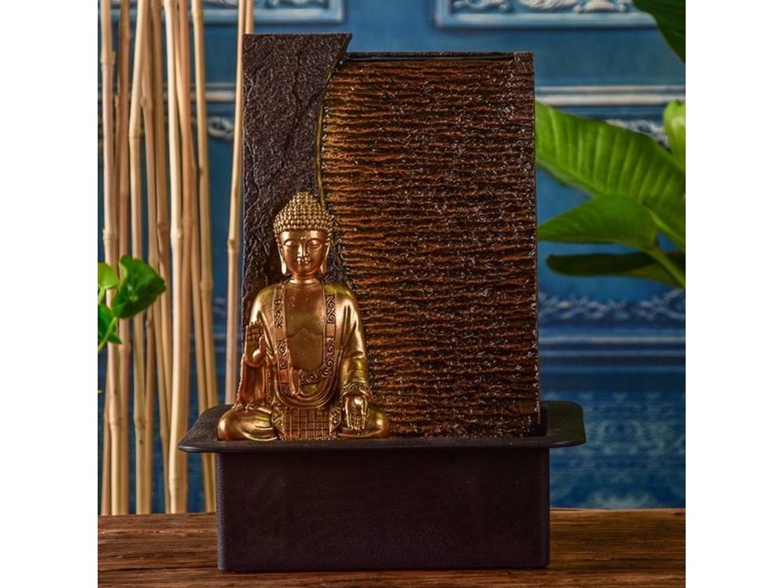 Fuente de Agua ZEN'LIGHT Jati (Blanco - 30x22x40 cm - Resina)