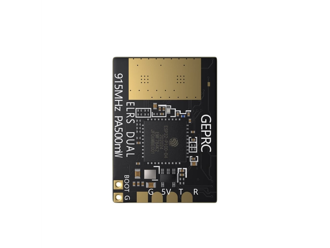 Receptor Geprc Pa500 Elrs de 868mhz com Antena Dupla, Código Aberto e Verdadeira Diversidade para Drones Fpv Racer. MDUG