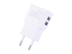 Cargador Universal De Enchufe Europeo Chongtou (puerto Usb Doble, Salida De 2a) Para Teléfonos Apple