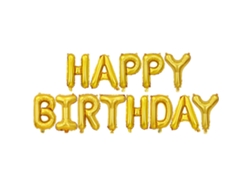 Globos con la frase "Feliz Cumpleaños Bebé" de 16 pulgadas