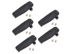 Gancho de Cinto para Rádio Walkie talkie, Substituível e Portátil, Adequado para Hytera Tc 320 e Outros Modelos, Pacote de 5 EOOCOO