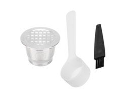 Cápsula de café reutilizable de acero inoxidable para Nespresso