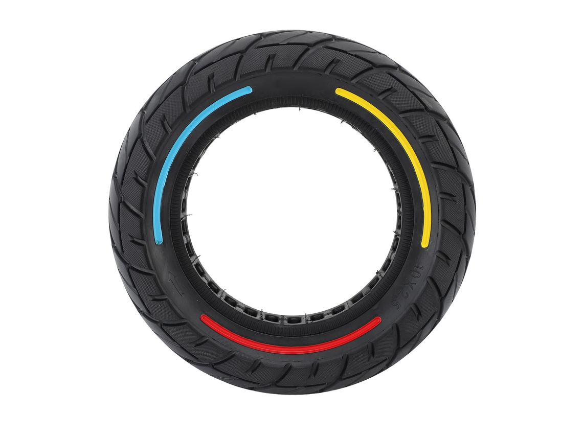 Neumático Macizo Para Patinete Eléctrico 10x2.5, Antideslizante, De Goma, Resistente A Los Impactos. Rueda De Repuesto.