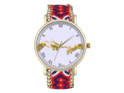 Reloj De Cuarzo Para Mujer Zhoulianfa Con Correa De Lana, Estilo Moderno Para Estudiantes T27-fg 4