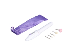 Máquina De Uñas Eléctrica Para Manicura Y Pedicura: Taladro, Lijadora Y Pulidora Con 5 Piezas De Brocas