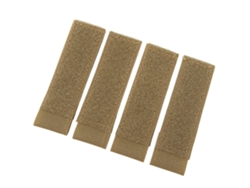 2026-4 Piezas Parche De Gancho Y Velcro Para Chaleco Molle Adhesivo De Nylon Para Entrenamiento Caza Tiro Juegos Color Caqui
