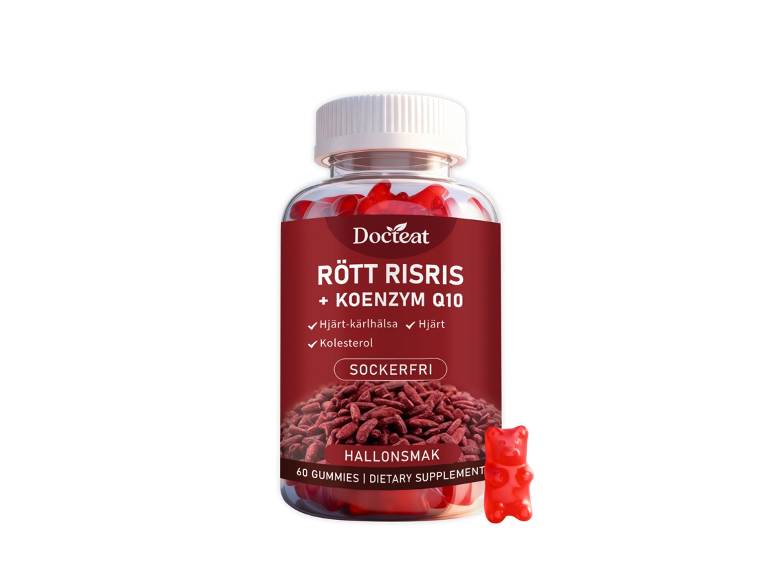 Arroz de azúcar suave, levadura roja, coenzima Q10