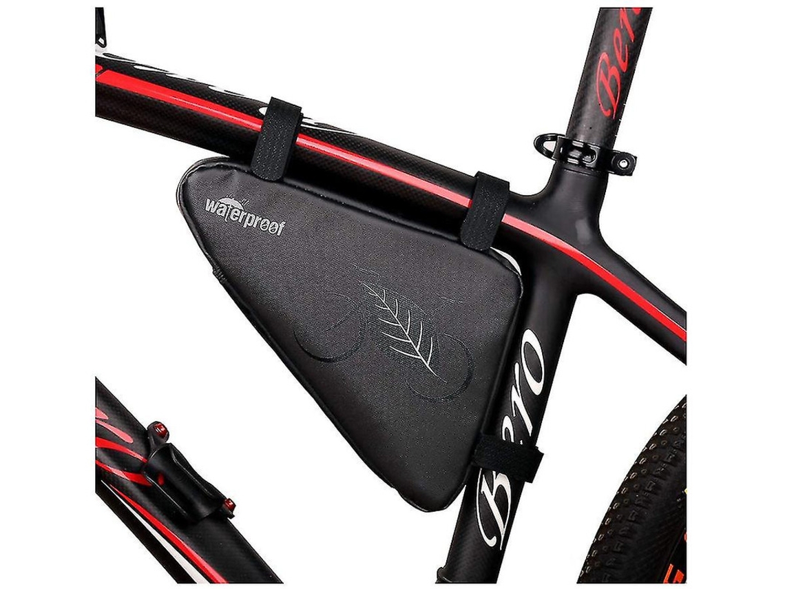 Bolsa Frontal Bicicleta 1,2l Ipx8 Mtb Negra Yizhood