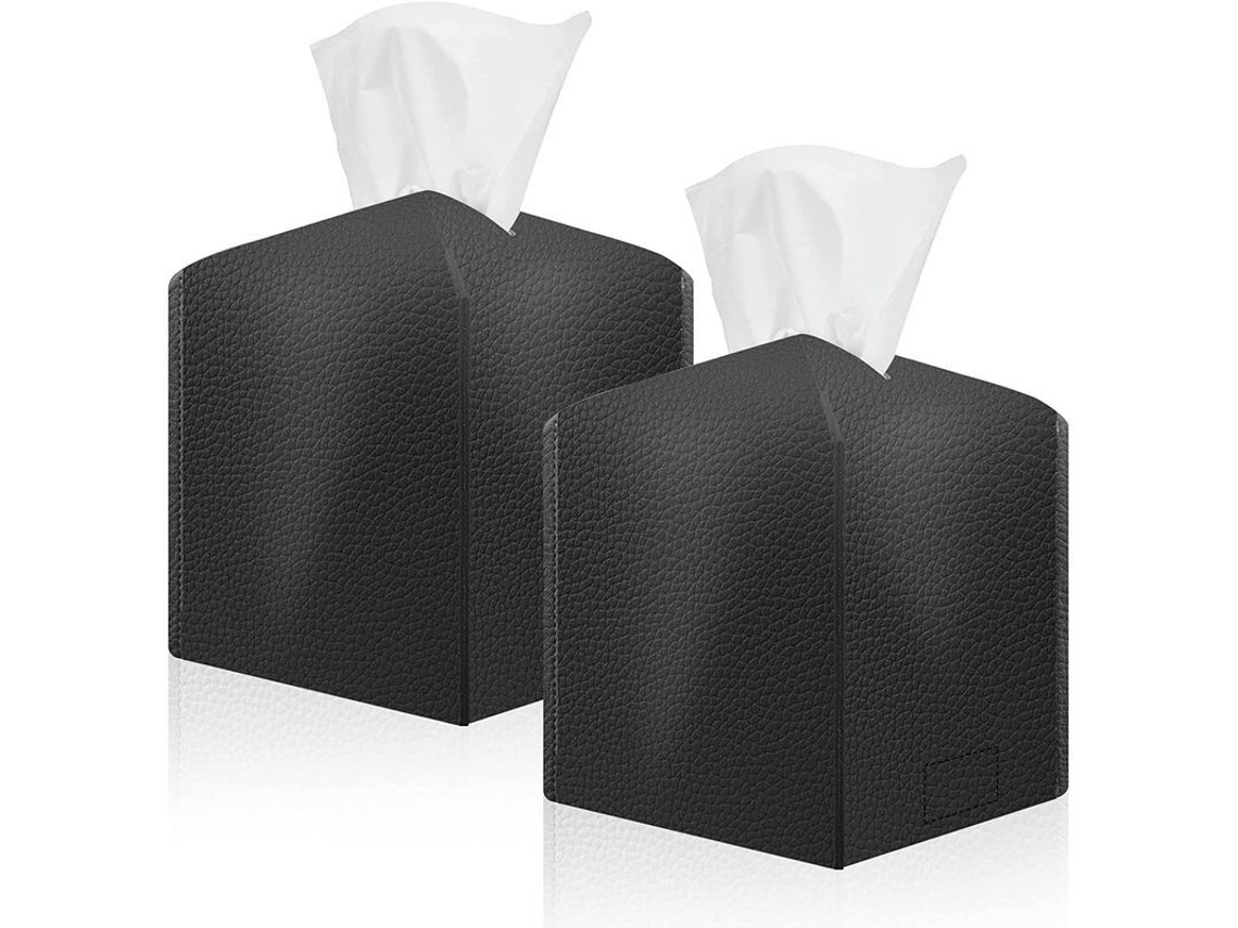 2026altiro-funda Para Caja De Papel Higiénico, Soporte Moderno De Cuero Sintético, 2 Unidades Para Mesa, Mesita De Noche, Baño Y Coche.