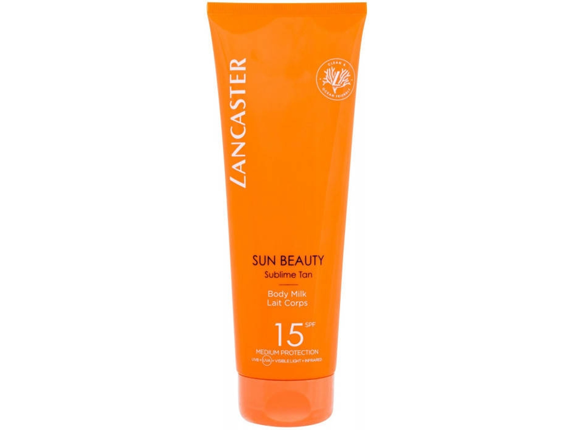 Protector Solar LANCASTER Sun Beauty Body Milk SPF15 (250 ml)