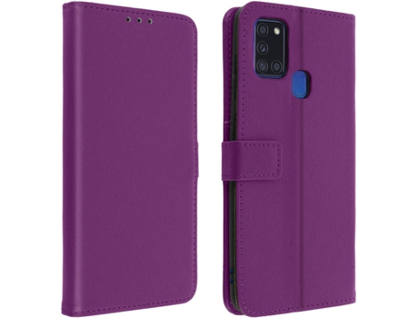 Funda Samsung Galaxy A21s AVIZAR FOLIO-LENNY-PP-A217F Morado
