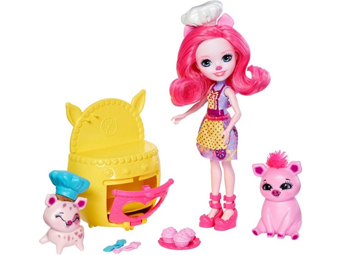 Boneca MATTEL Enchantimals Amigos para hornear