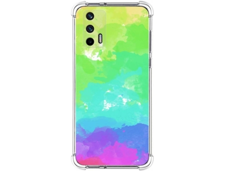 Carcasa Realme GT 5G TUMUNDOSMARTPHONE Acuarela 03 Multicolor