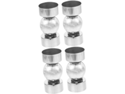 Tapones De Extremo De Acero Inoxidable De 4 Piezas Para Pasamanos