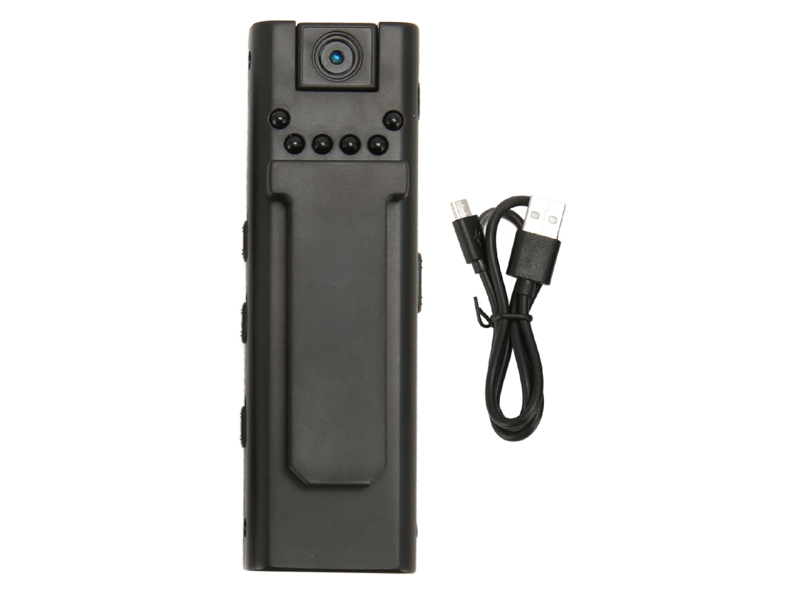 Minicámara Corporal Hd 1080p Con Grabadora De Vídeo, Visión Nocturna Infrarroja Y Wifi.