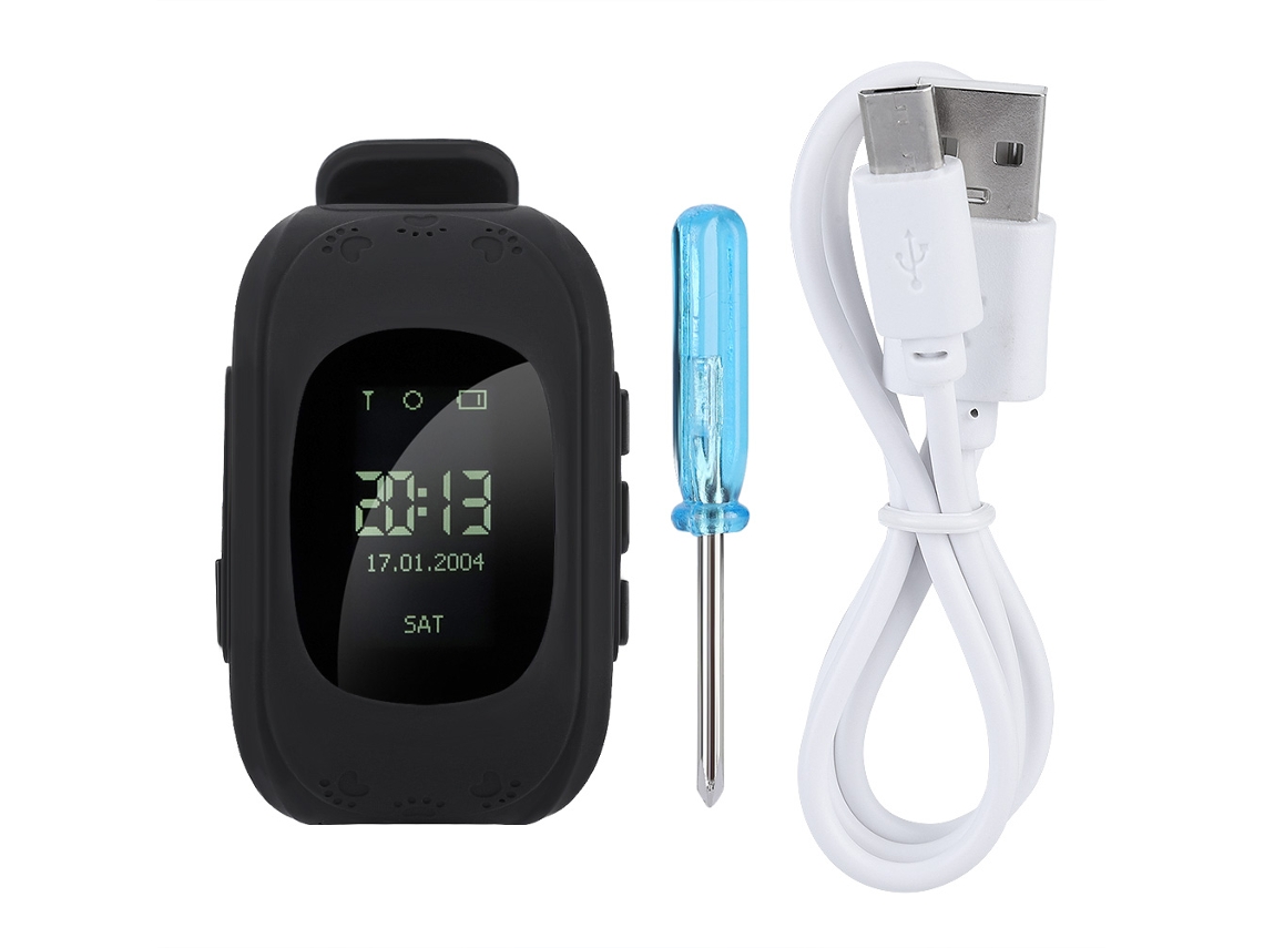 Reloj-teléfono infantil con GPS, sistema antipérdida, seguro y pantalla táctica. EOOCOO