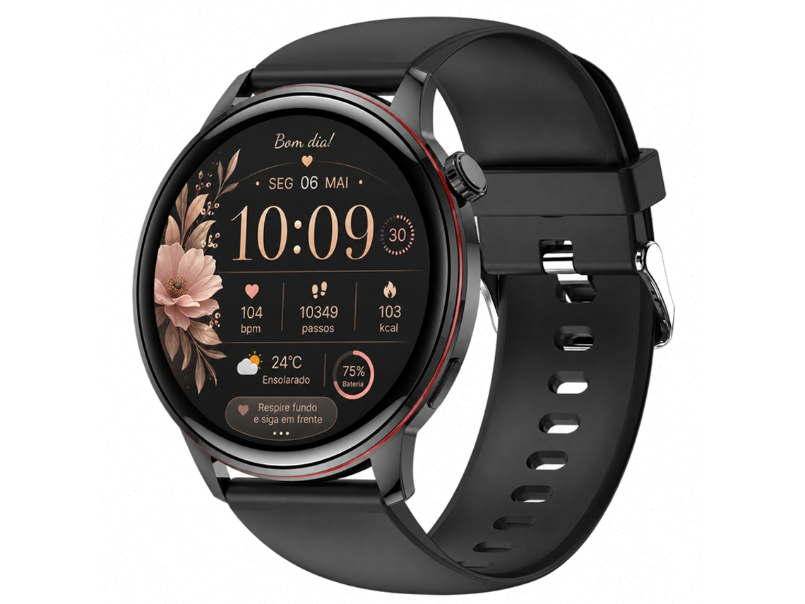 Smartwatch Chronus Hk36 (amoled - Ultrafino - Llamadas Bluetooth - Negro)