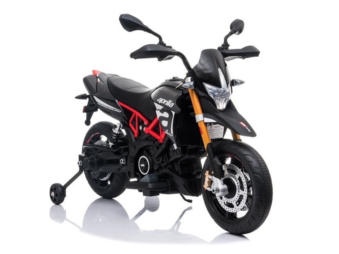 Motocicleta eléctrica Aprilia A007 Ride On negra B.active
