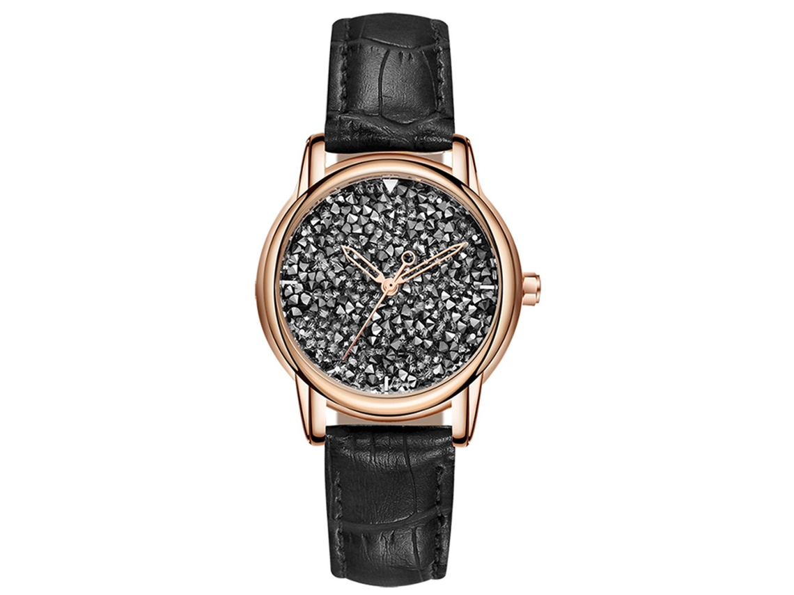 Relógio De Pulso Feminino Casual Com Padrões Fofos Pulseira De Silicone Quartz Redondo