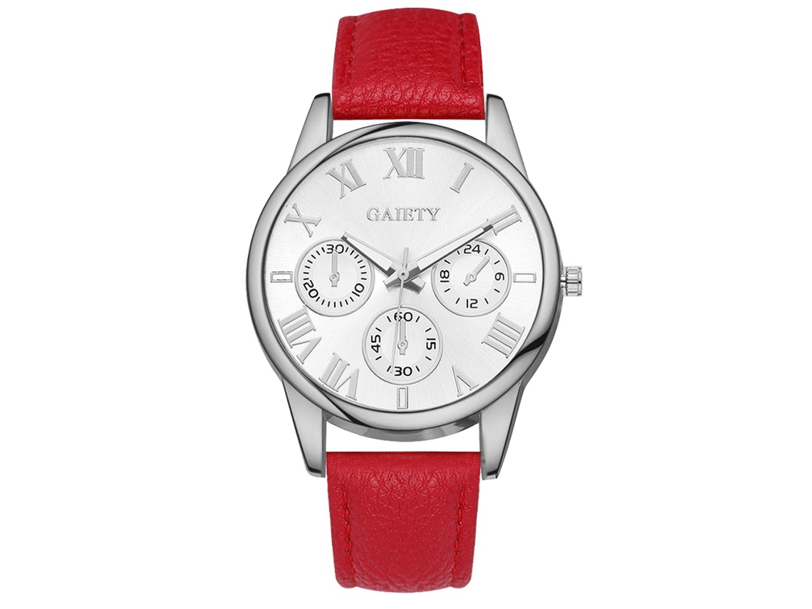 Relógio De Pulso Feminino Zivok De Couro Strass Analógico Quartzo Pulseira Roxa