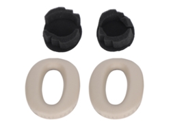 Almohadillas Reemplazables Con Espuma Viscoelástica Y Algodón De Ajuste Para Auriculares Sony Mdr-1000x Wh-1000xm2, Color Oro Champán.
