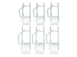 6pcs Ganchos De Soporte Para Tomate Kit Con Cuerda De 15m Para Invernadero Jardin Plantas Trepadoras