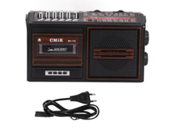 Radio Cassette Recorder Reproductor Portátil De Banda Completa Am Fm Con Reproducción De Cassettes