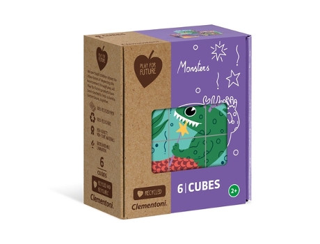 Puzzle CLEMENTONI 44005 Rompecabezas de cubos 6 pieza(s)
