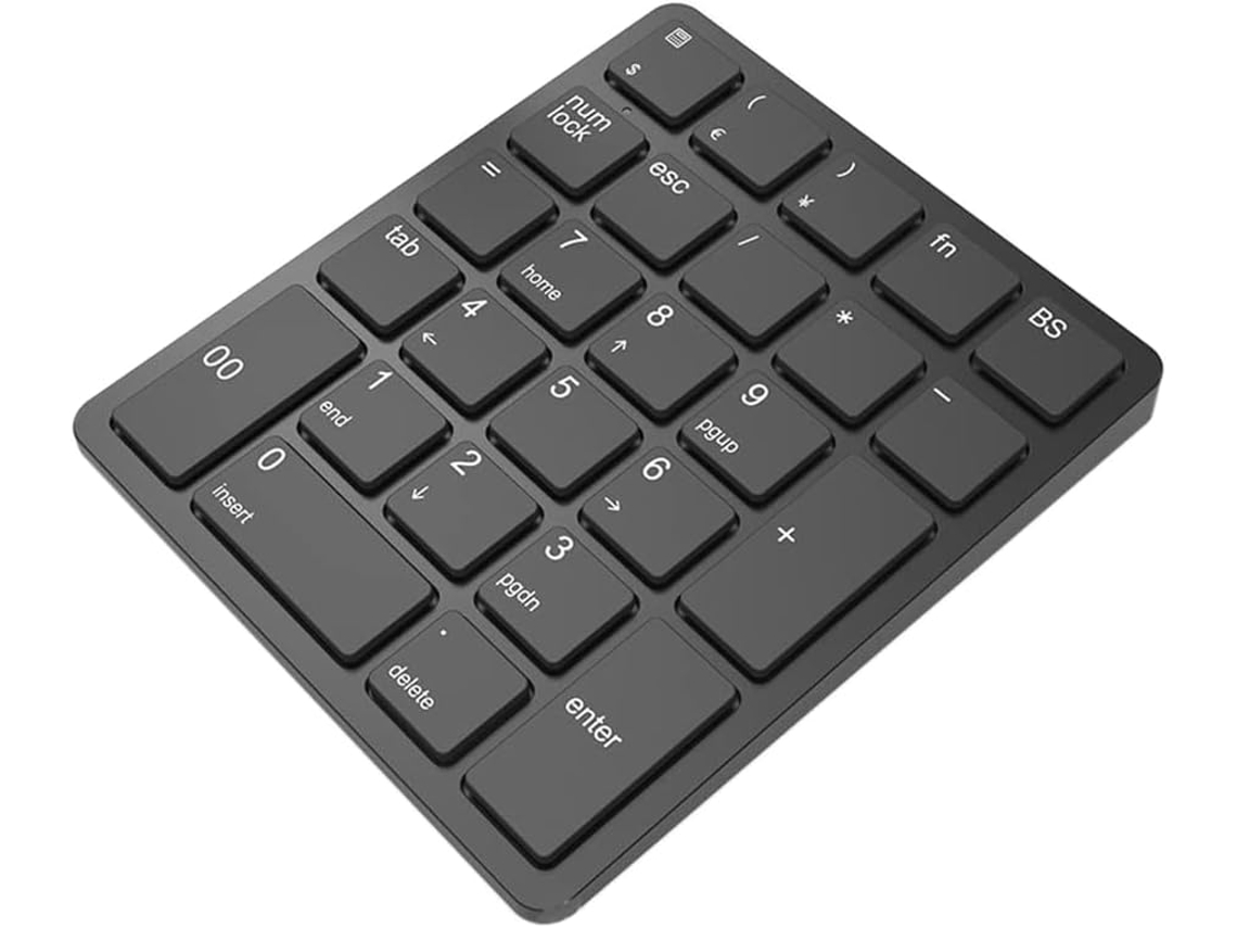 Teclado Numérico Recargable De 2,4 Ghz Para Portátil - Negro