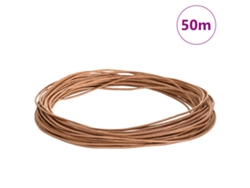 Cuerda de cuero marrón Ø1 mm x 50 m Cuero HARLANV1