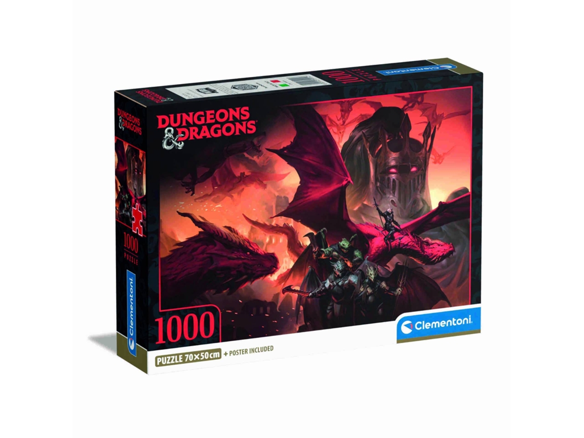 Puzzle Dungeons Dragons 1000 piezas Clementoni