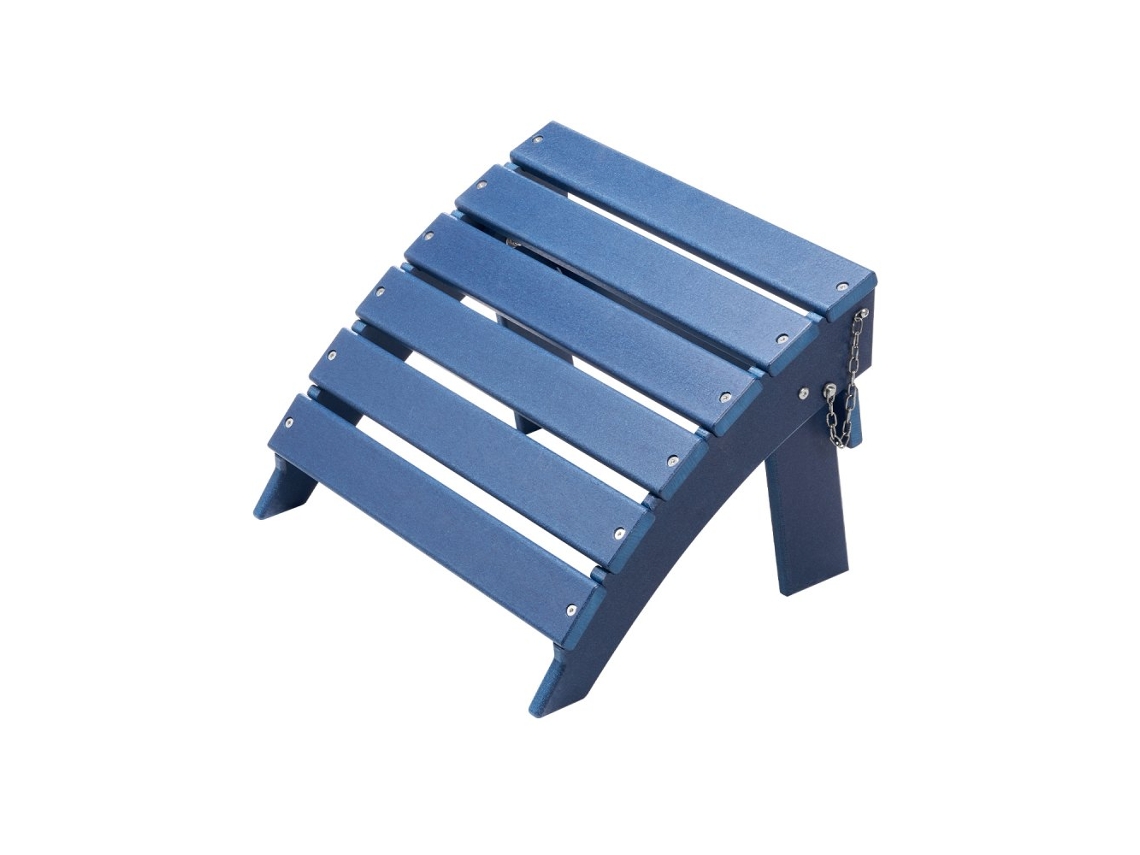 Juego de reposapiés plegables de HDPE para jardín Tekmaquinas
