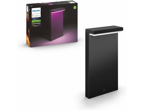 PEDESTAL EXTERIOR NYRO PRETO PHILIPS HUE