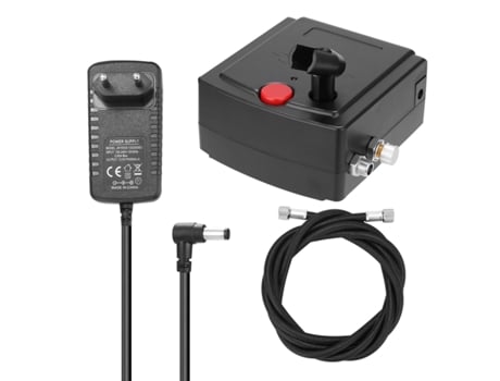 Compresor de aire de bomba de pulverización portátil para maquillaje, arte, pintura, modelo artesanal, máquina de pulverización de flores eu plug