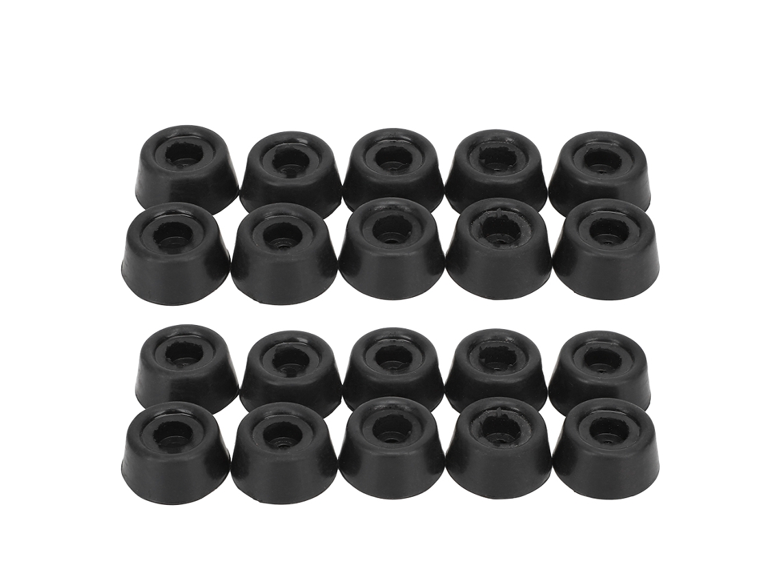 20 Fundas Protectoras De Goma Duraderas Para Los Extremos De Las Varillas De Billar Y Pool.