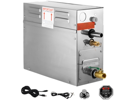 Generador de vapor para sauna, ducha de vapor de 6Kw, 220V-240V, con controlador programable para el hogar, Spa, baño, Hotel VEVOR