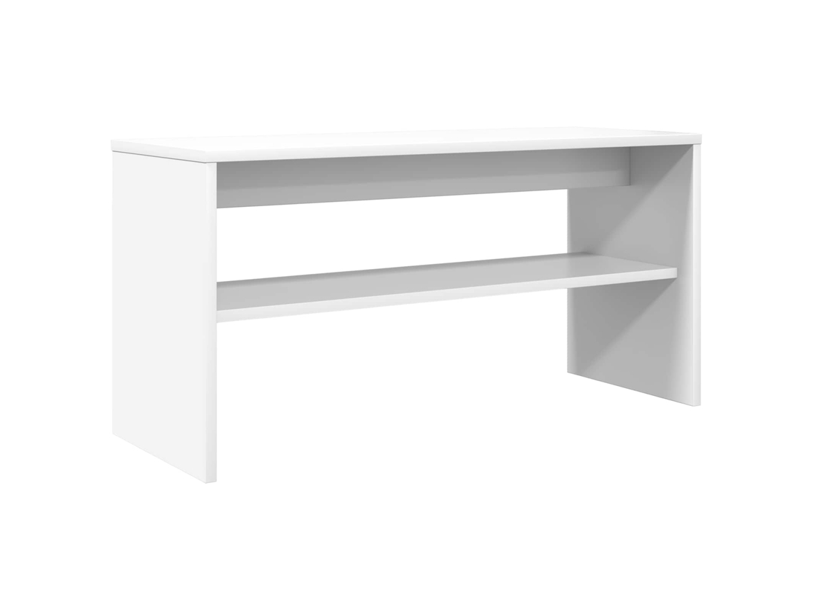 Mueble de TV blanco MAISON EXCLUSIVE en madera procesada 80x30x40 cm