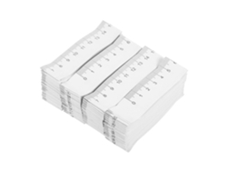 Cinta Métrica De Papel Blanco Desechable, 1 Metro, Doble Cara, Para Heridas Médicas Y La Cabeza Del Bebé.